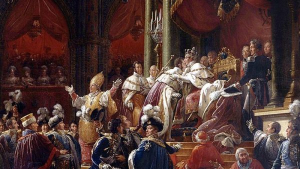 Le Roi Charles X de France : Un Monarque au Destin Tragique 2 Detail du couronnement de Charles X par François Gérard