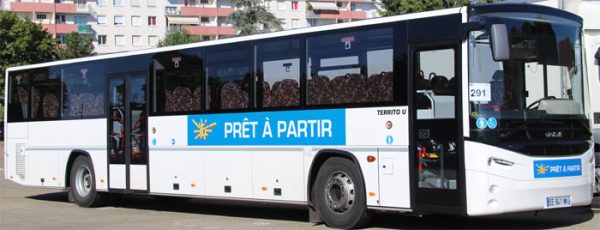 Voyager autrement; les bus écologiques de prêt-à-partir