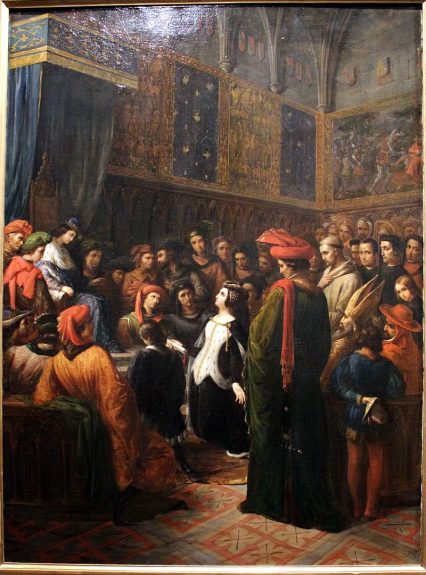 "Valentina Visconti : La princesse triste" 3 Valentine de Milan implore la justice du roi Charles VI pour l'assassinat du duc d'Orléans Alexandre Colin MBA Lyon 2014