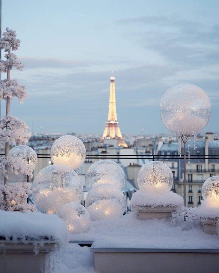paris sous la neige, les froids de janvier par Misha Alexis